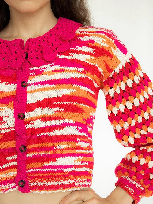 Mireia crochet cardigan Tach clothing